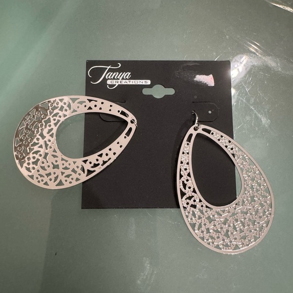 High-End Department Store Designer One of Kind Statement Earrings - Picture 2 of 4